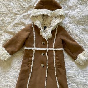 Baby Gap Faux Suede and Shearling Jacket.